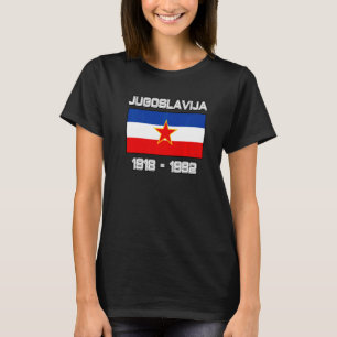 Jugoslawische Flagge Sozialistische Bundesstaatlic T-Shirt
