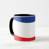 Jugoslawische Flagge Tasse (Vorderseite Links)