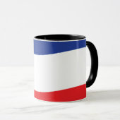 Jugoslawische Flagge Tasse (VorderseiteRechts)