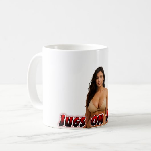 Jugs on Mugs series #2 Kaffeetasse (Vorderseite Links)