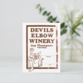 "Jug's Winery" Elbow Inn Post Card Postkarte (Stehend Vorderseite)