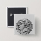Jugurtha König von Numidia Button (Vorne & Hinten)