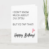 Jui Jitsu Birthday Card Karte (Vorderseite)