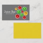 Juice Bar Green Health Drinks Geschäft Visitenkarte (Vorne/Hinten)