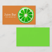 Juice Bar Green Health Drinks Geschäft Visitenkarte (Vorne/Hinten)