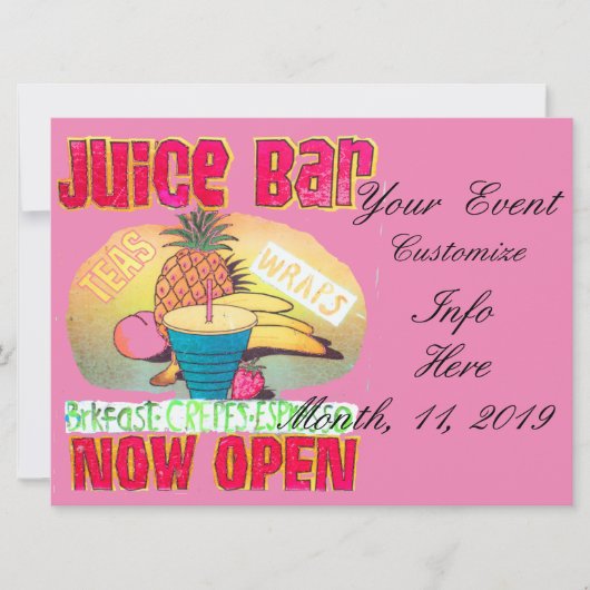 Juice Bar Sign Thunder_Cove (Vorderseite)