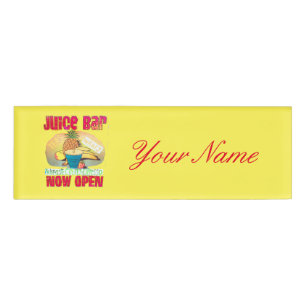 Juice Bar Sign Thunder_Cove Namenschild