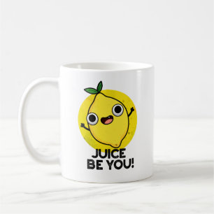 Juice Be Funny Positive Fruit Lemon Pun Kaffeetasse