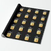 Juice Be Sie selbst lustige Orange Juice Pun Dark Geschenkpapier (Ungerollt)