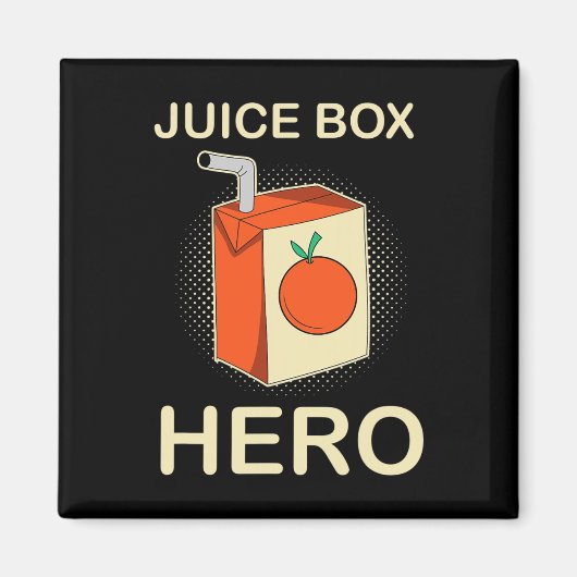 Juice Box Hero Diabetes Awareness Montag Magnet (Vorne)