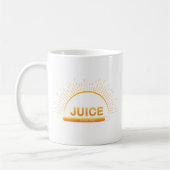 Juice Good Day Orange Yellow Mug Kaffeetasse (Links)