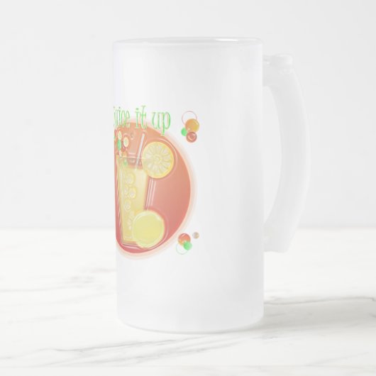 Juice it Up Mattierte Tasse (Limettengrün) (VorderseiteRechts)