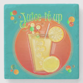 Juice it Up Summer Beverage Steinuntersetzer (Vorderseite)