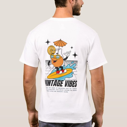 Juice Surf Vintag Vibes T-Shirt (Rückseite)