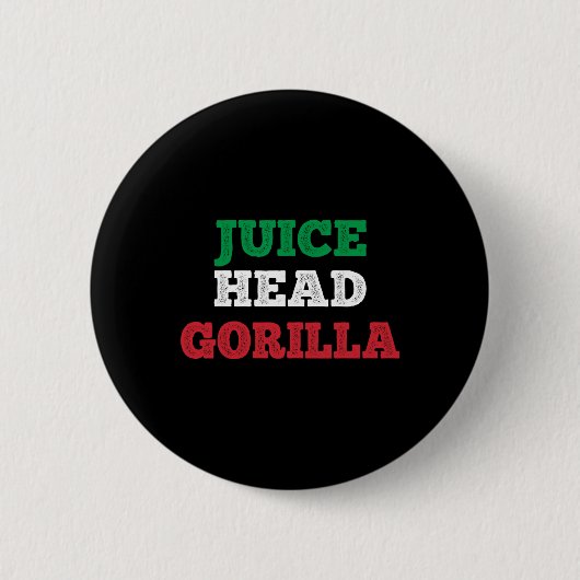 Juicehead Gorilla New Jersey Garden Nj Shore Itali Button (Vorderseite)