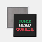 Juicehead Gorilla New Jersey Garden Nj Shore Itali Magnet (Vorderseite/Rückseite)