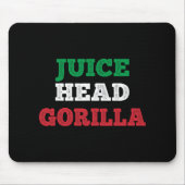 Juicehead Gorilla New Jersey Garden Nj Shore Itali Mousepad (Vorne)