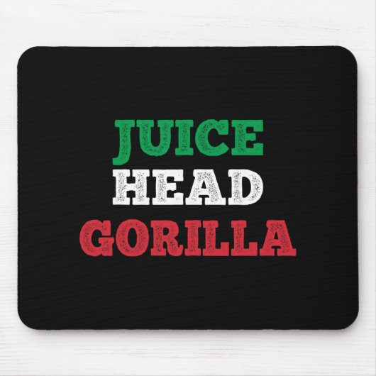 Juicehead Gorilla New Jersey Garden Nj Shore Itali Mousepad (Vorne)