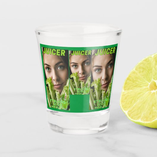 Juicer's Perfect Shot Glas (Vorderseite)
