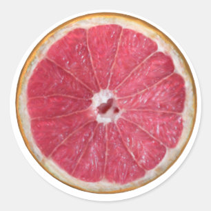 Juicum-Rotbarsch Runder Aufkleber