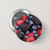 Juicy and Ripe Berry Fruit Medley Button (Vorne & Hinten)