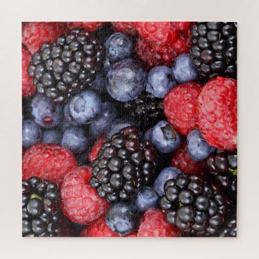 Juicy and Ripe Berry Fruit Medley Puzzle (Vertikal)