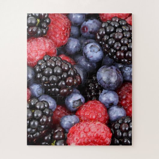 Juicy and Ripe Berry Fruit Medley Puzzle (Vertikal)