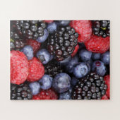 Juicy and Ripe Berry Fruit Medley Puzzle (Horizontal)