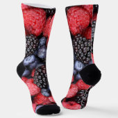 Juicy and Ripe Berry Fruit Medley Socken (Gewinkelt)