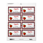 Juicy Apple Custom Canning Labels (Vorne)
