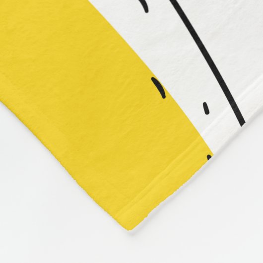 Juicy Bananas Vintages Muster Fleecedecke (Ecke)