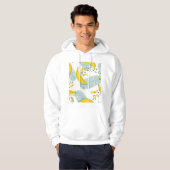 Juicy Bananas Vintages Muster Hoodie (Vorne ganz)