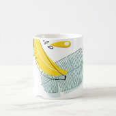 Juicy Bananas Vintages Muster Kaffeetasse (Mittel)