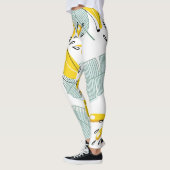 Juicy Bananas Vintages Muster Leggings (Links)