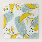 Juicy Bananas Vintages Muster Puzzle (Horizontal)