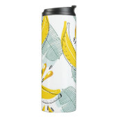Juicy Bananas Vintages Muster Thermosbecher (Nach links gedreht)