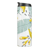 Juicy Bananas Vintages Muster Thermosbecher (Nach rechts gedreht)