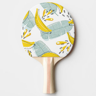 Juicy Bananas Vintages Muster Tischtennis Schläger