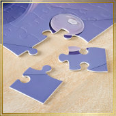 Juicy Blueberries Green Blätter Painting - Puzzle