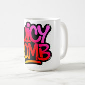 Juicy bomb kaffeetasse (VorderseiteRechts)