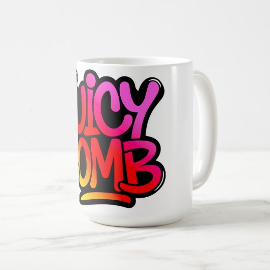 Juicy bomb  kaffeetasse (VorderseiteRechts)