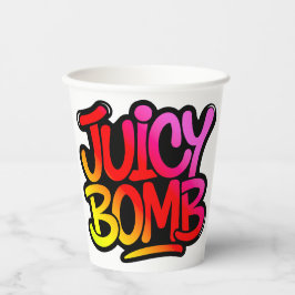 Juicy bomb pappbecher