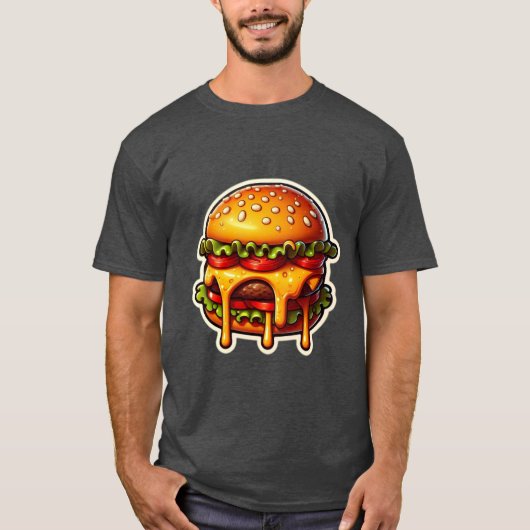 JUICY CHEESEBURGER 6 T-Shirt (Vorderseite)