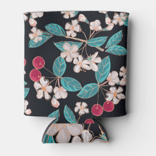 Juicy Cherries Vintag Garden Hintergrund Dosenkühler