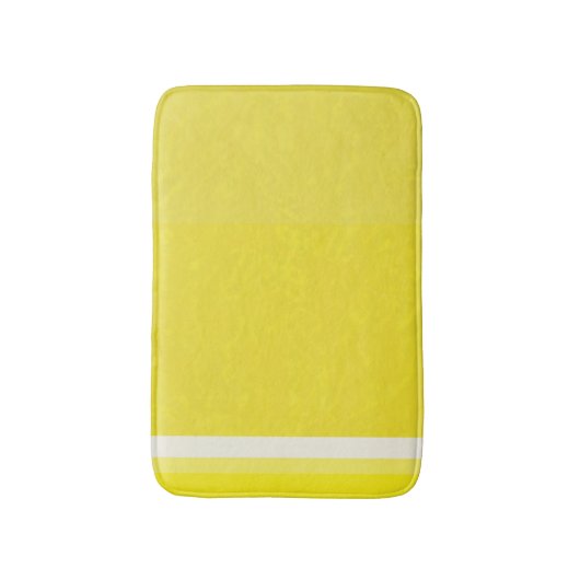 Juicy Citrus Lemon Frucht Slice Farben Badematte (Vorderseite Vertikal)