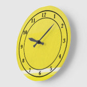 Juicy Citrus Lemon Frucht Slice Farben Große Wanduhr (Winkel)