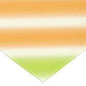 Juicy Citrus Lemon Limon und Orange Streifen Kurzer Tischläufer (Ecke)