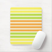Juicy Citrus Lemon Limon und Orange Streifen Mousepad (Mit Mouse)
