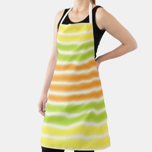 Juicy Citrus Lemon Limon und Orange Streifen Schürze (InSitu)