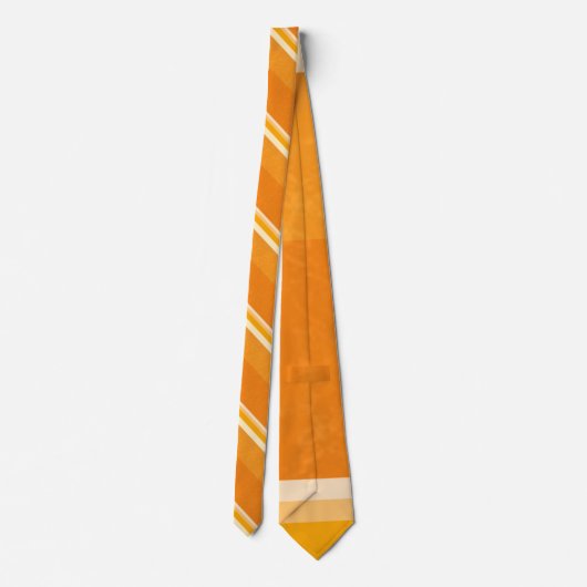 Juicy Citrus Orange Frucht Slice Farben Krawatte (Rückseite)